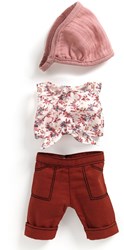 Djeco poppenkleding Burgundy - stijlvolle outfit voor poppen