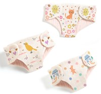 Djeco poppen accessoires POMEA luiers - speelgoed poppenverzorging