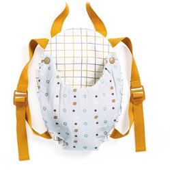Djeco accessoires babydrager Blue Gray poppen speelgoed