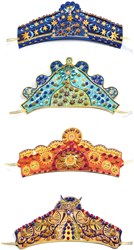 Djeco mozaïeken & stickers knutselset Enchanteresses tiara's