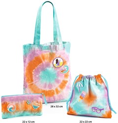 Djeco creatieve set tie-dye accessoires Sunshine Camp voor kinderen
