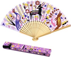 Djeco creatieve waaier om te kleuren - Woodland Beauty 6+ FSC MIX