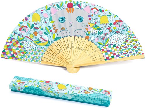 Djeco creatieve waaier Koneko - knutselset voor kinderen