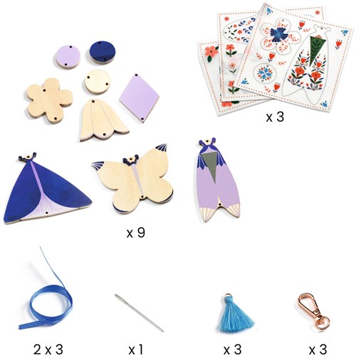 Djeco knutselset Butterflies - creatieve sieraden maken-3
