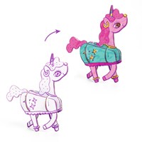 Djeco creatieve knutselset Kawaii world - kleur en bouw plezier-3