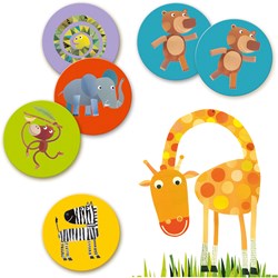 Djeco educatief spel memo jungle - geheugenspel FSC karton