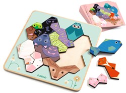 Djeco educatief speelgoed Eduludo Formanimo dieren vormen spel