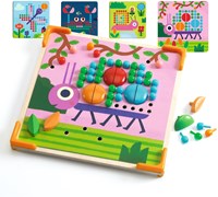 Djeco mozaïek speelgoed Mini Animo - creatief knutselen-2