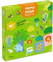 Djeco spel Memo Meuh - geheugenspel met dierengeluiden FSC MIX-3