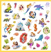 Djeco stickers zeemeerminnen - FSC MIX - 160 stickers-2