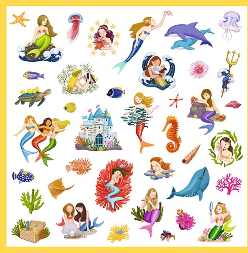 Djeco stickers zeemeerminnen - FSC MIX - 160 stickers-2
