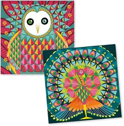Djeco mozaïeken Coco - Creatief knutselpakket voor kinderen