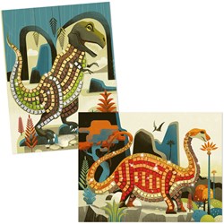 Djeco mozaïek knutselset dinosaurussen - FSC MIX - creatief speelgoed