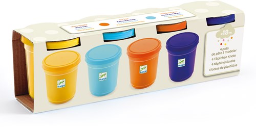 Djeco klei 4 potjes boetseerklei Nature - ultrazacht creatief speelgoed-2