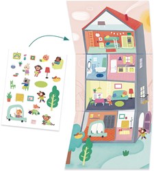 Djeco multi-activiteitendoos Animal Houses - creatieve knutselset dieren FSC