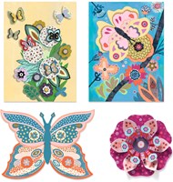 Djeco creatieve knutselset Flower Box - multi-activiteitendoos bloemen
