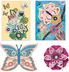 Djeco creatieve knutselset Flower Box - multi-activiteitendoos bloemen