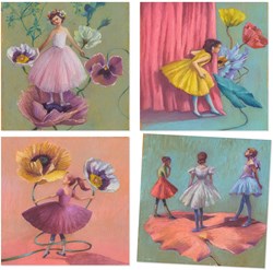 Djeco Ballerina knutselset - creatieve pastelkunst voor kinderen