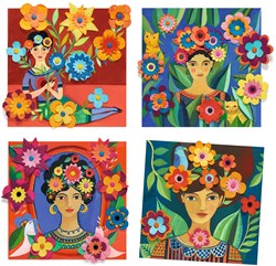 Djeco creatieve knutselset Coyoacán - FSC MIX - schilderen en ontdekken