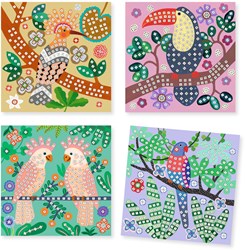 Djeco mozaïek knutselset Canopée - creatieve dierenkunst voor kinderen