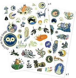Djeco body art tattoo Reflets de nuit - tijdelijke tattoos kinderen