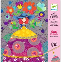 Djeco kraskaarten The beauties' ball - creatief speelgoed FSC MIX-3