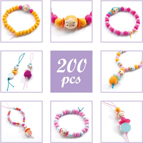 Djeco kralen & sieraden - creatieve kralenset voor kinderen-2