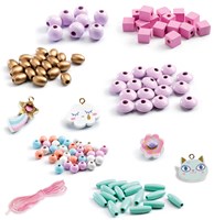 Djeco houten kralen Rainbow sieraden knutselset kinderen