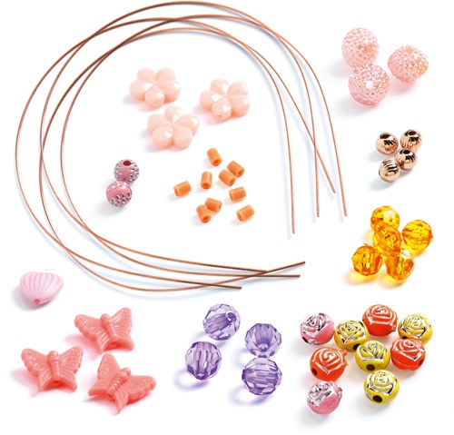 Djeco kralen & sieraden Precious knutselset - maak je eigen kronen-2