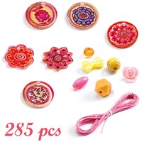 Djeco kralen & sieraden Flowers - creatieve kralenset voor kinderen
