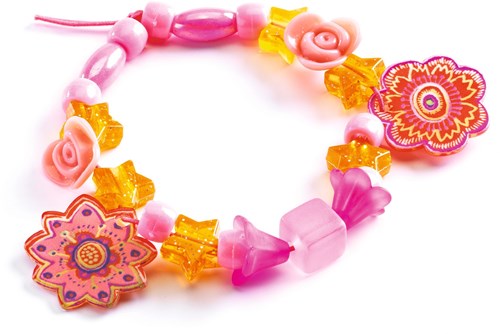 Djeco kralen & sieraden Flowers - creatieve kralenset voor kinderen-2