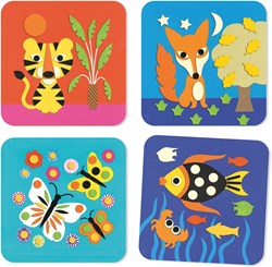 Djeco creatieve collage set Sweet Nature - FSC gecertificeerd speelgoed