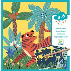 Djeco krastekeningen voor de kleintjes Big Animals