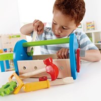Hape houten gereedschapskist speelgoed voor kinderen - Fix-It set