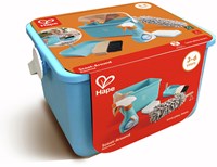 Hape schoonmaak speelgoed emmerset - Clean Up Bucket Set - Multikleur-2
