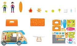 Hape poppenhuis avonturenbus houten camper met accessoires