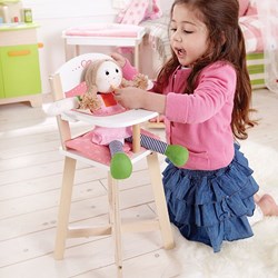 Hape houten poppenstoel met kussentje - duurzaam speelgoed