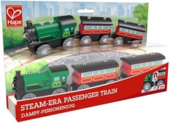 Hape stoom passagierstrein houten speelgoed treinset accessoire