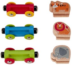 Hape houten trein Jungle Journey met dieren voor kinderen