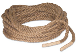 Pre-Sport touwtrekken jute touw 30m - teamspel sport touw