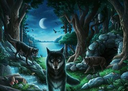 Ravensburger puzzel escape - Curse of the Wolves - 759 stukjes dieren