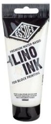 Essdee blokdrukinkt wit 100ml - premium kwaliteit hobbyverf