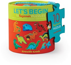 Crocodile Creek laten we beginnen puzzel Dinosaurussen - 2 stukjes