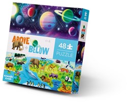 Crocodile Creek puzzel aarde ruimte educatief karton 48 stukjes kinderen