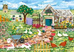 Magnolia legpuzzel boerderij 1000 stukjes - kleurrijk puzzelplezier