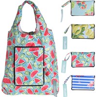 Storage Solutions boodschappentas opvouwbaar 37x50cm polyester multi