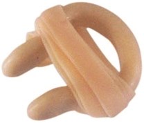 Megaform neusclip latex met rubberen band voor zwemmen