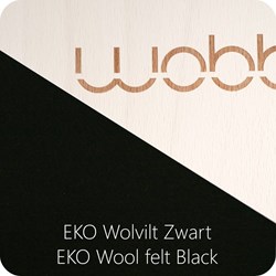 Wobbel XL linnen-whitewash vilt black