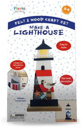 Fiesta Crafts >Felt & Wood Craft - Make A Lighthouse