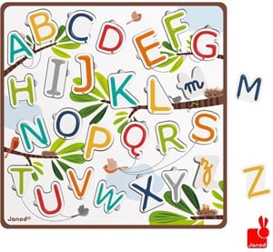 Janod Vormenpuzzel Alfabet janod kopen in de aanbieding